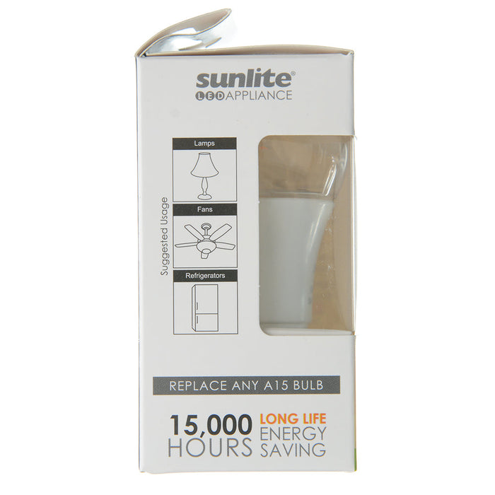Sunlite LED A15 Bulb 6W 500Lm 3000K 120V E26 Base (80133-SU)