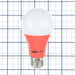 Sunlite A19/3W/R/LED Red LED 120V 3W 100Lm A19 Medium E26 Non-Dimmable (80148-SU)