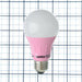 Sunlite A19/3W/P/LED Pink LED 120V 3W 140Lm A19 Medium E26 Non-Dimmable (80168-SU)