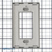 Leviton 1-Gang Decora Plus Device Decora Wall Plate/Faceplate Screwless Polycarbonate Snap-On Mount Gray (80301-SGY)