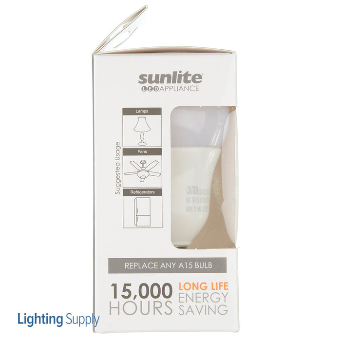 Sunlite LED A15 Bulb 6W 480Lm 3000K 120V E17 Base (80334-SU)