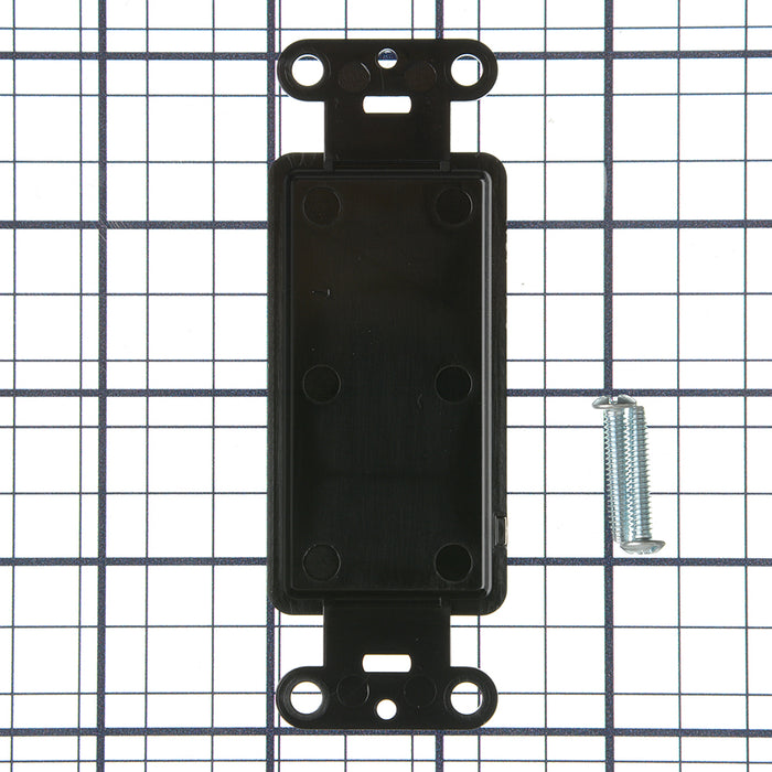 Leviton QuickPort Decora Multimedia Insert Black (80414-E)