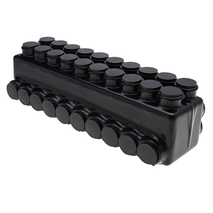 NSI 750Mcm-1/0 AWG Stacked Polaris Insulated Multi-Tap Connector 20-Port [Double Sided Entry] (IPLDS750-20)