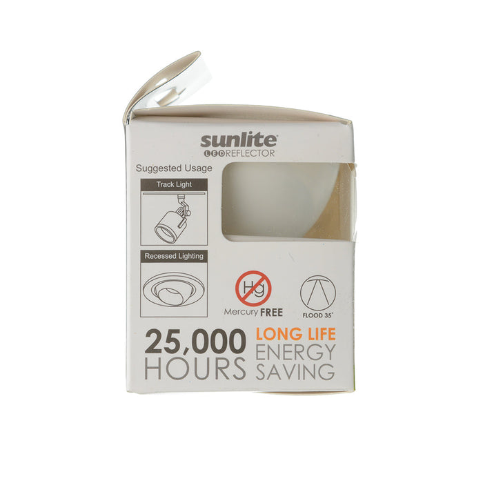 Sunlite PAR16/LED/7W/GU10/40K 7W LED PAR16 Bulb 4000K 550Lm 120V 80 CRI Dimmable 35 Degree Beam GU10 Base (80527-SU)