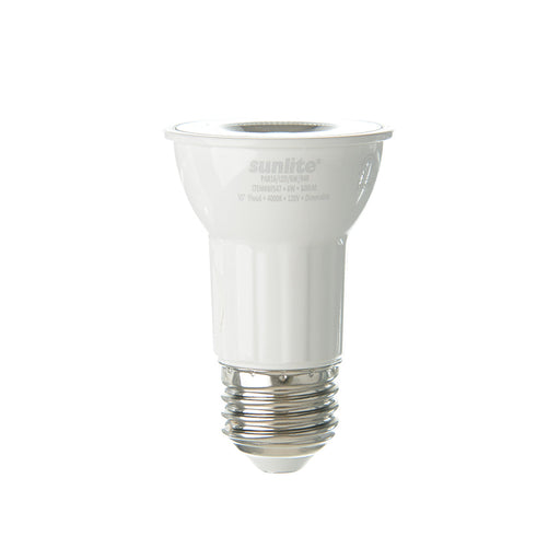 Sunlite PAR16/LED/6W/940 6W LED PAR16 Bulb Dimmable 120V E26 Base 90 CRI 4000K 500Lm (80547-SU)