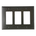 Leviton 3-Gang Decora/GFCI Device Decora Wall Plate/Faceplate Midway Size Thermoset Device Mount (80611)