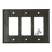 Leviton 3-Gang Decora/GFCI Device Decora Wall Plate/Faceplate Midway Size Thermoset Device Mount (80611)