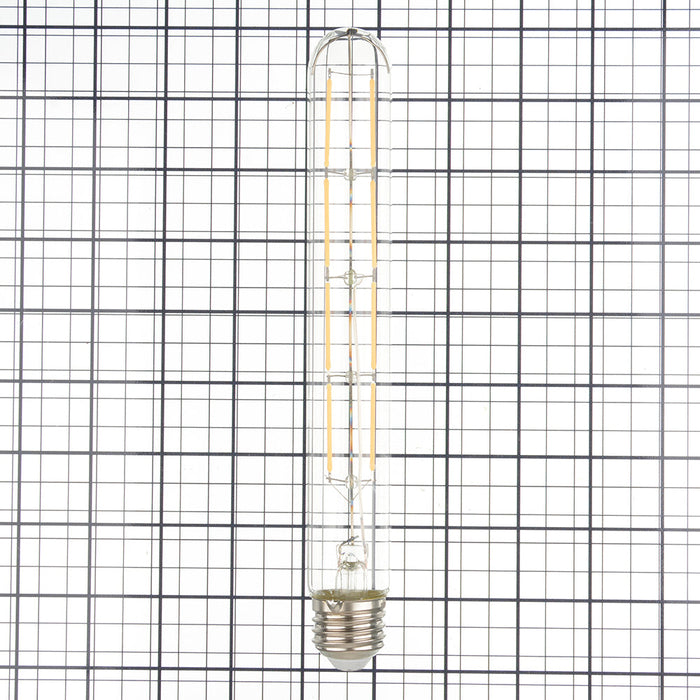 Sunlite T10/LED/FS/6W/927 6W LED Filament Style T10 Bulb E26 Base Dimmable 222Mm 90 CRI 2700K 570Lm (80621-SU)