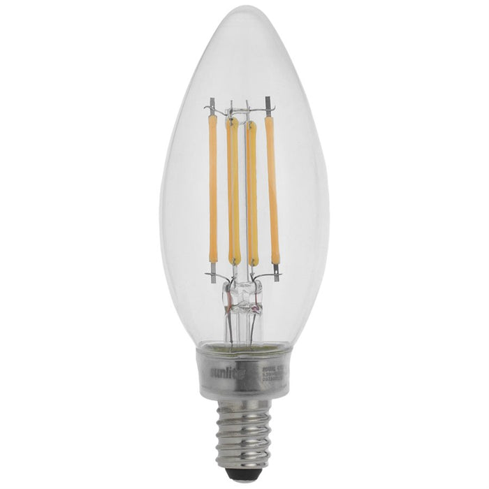 Sunlite LED B11 Bulb 5W 600Lm 2700K 120V E12 Base (80661-SU)