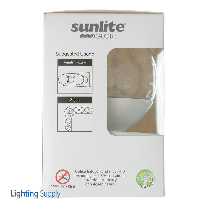 Sunlite G25/LED/7W/D/CL/ES/27K LED 2700K 120V 7W 500Lm Globe G25 Medium E26 Base Dimmable (80671-SU)