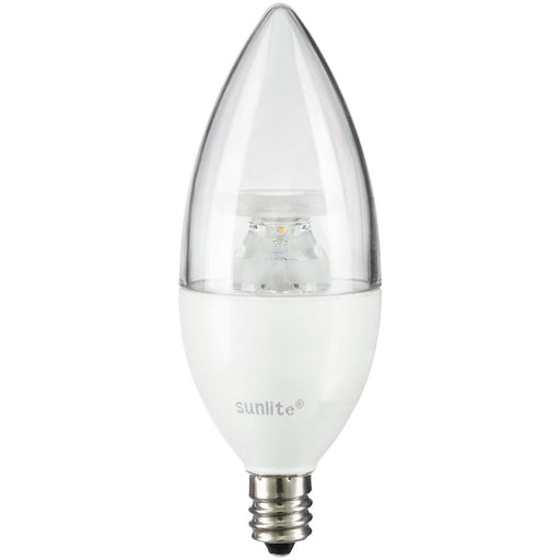Sunlite CTC/LED/4.5W/40K 5W LED B11 Bulb 300Lm Cool White 4000K Candelabra E12 Base (80775-SU)
