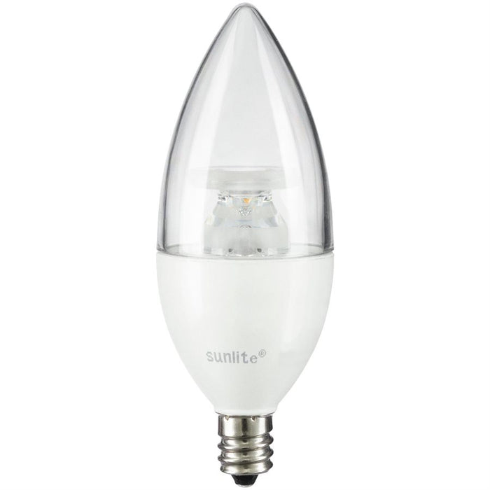 Sunlite CTC/LED/4.5W/40K 5W LED B11 Bulb 300Lm Cool White 4000K Candelabra E12 Base (80775-SU)