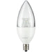 Sunlite CTC/LED/7W/50K 7W LED B11 Bulb 500Lm Super White 5000K Candelabra E12 Base (80785-SU)