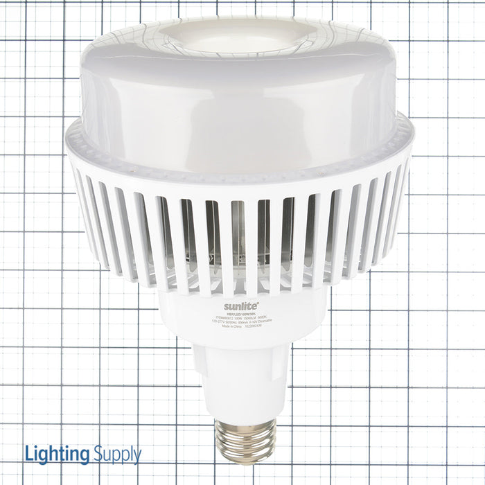 Sunlite HBR/LED/100W/50K 100W LED High Bay Retrofit Bulb 120-277V E39 Base 0-10V Dimming 5000K (80872-SU)