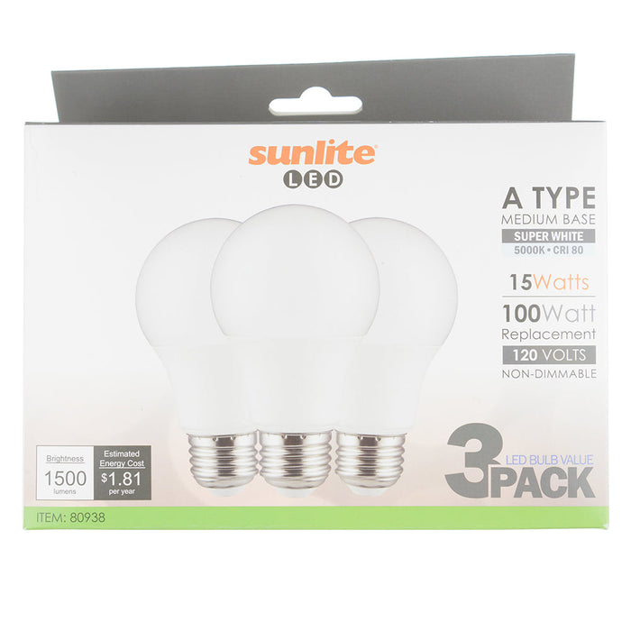 Sunlite A19/LED/14W/50K Omnidirectional 100W Equivalent 5000K (80938-SU)