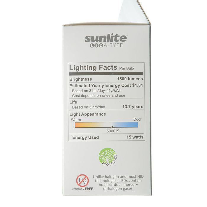 Sunlite A19/LED/14W/50K Omnidirectional 100W Equivalent 5000K (80938-SU)