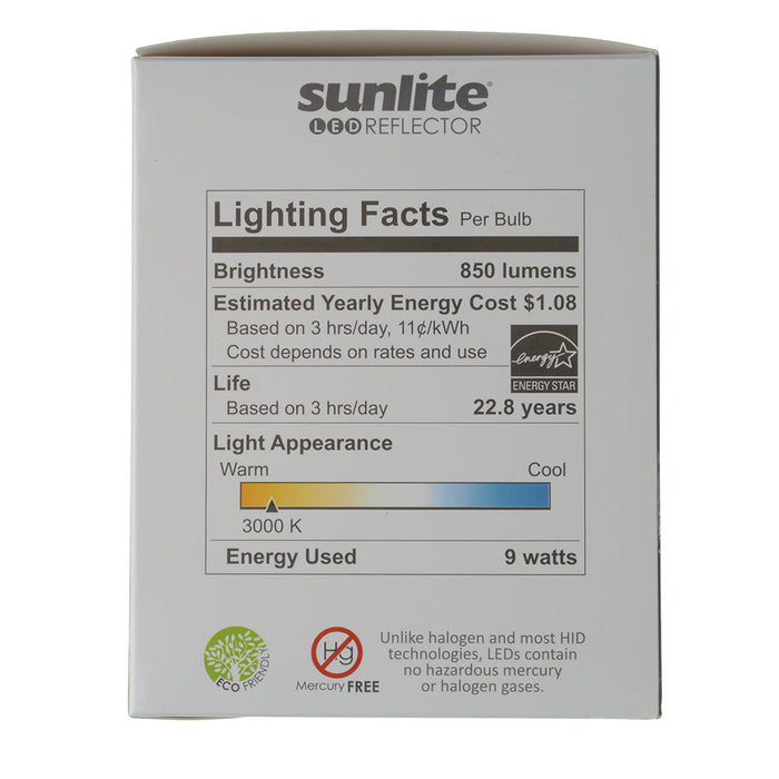 Sunlite LED PAR30 Bulb 10W 800Lm 3000K 120V E26 Base (80942-SU)