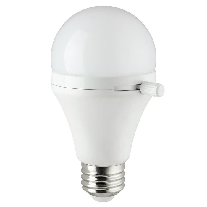 Sunlite A19/LED/7W/SHAB/E27/40K 7W ShabBulb Shabbat Permissible LED A19 Bulb 550Lm 110-240V 80 CRI (80949-SU)