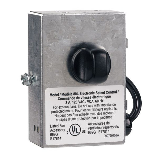 Broan-NuTone Variable Speed Control 3.0 Amp 120V 60 Hz May Be Used With Select Models (80L)