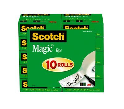 3M - 51069 Scotch Magic Tape 810K10 3/4 Inch X 1000 Inch (7010384288)