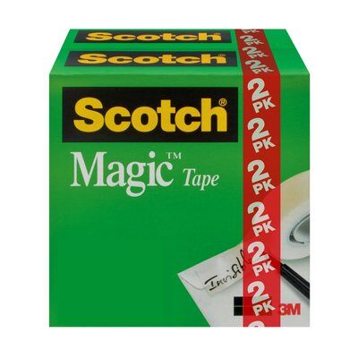 3M - 34762 Scotch Magic Tape 810K2-3/4 Inch X 1000 Inch 19 Mm X 254 M (7010370042)