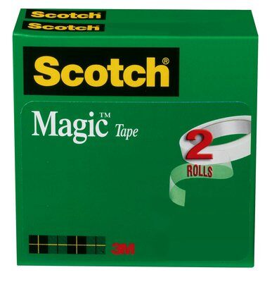 3M - 02020 Scotch Magic Tape 810-2P12-72-1/2 Inch X 2592 Inch (7010295029)