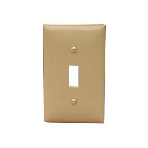MORRIS Ivory 1-Gang Toggle Switch Wall Plate (81010)