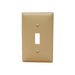 MORRIS Ivory 1-Gang Toggle Switch Wall Plate (81010)