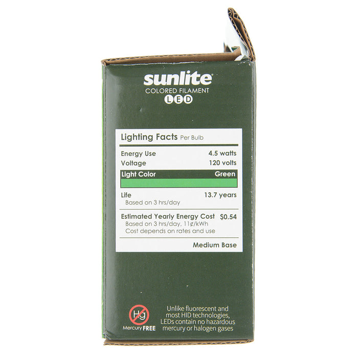 Sunlite A19/LED/FS/4.5W/TG Filament Style Party And Decorative (81083-SU)
