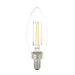 Sunlite CTC/LED/AQ/6W/E12/D/CL/40K LED 4000K 120V 6W 600Lm Chandelier B11 Candelabra E12 Base Dimmable (81101-SU)