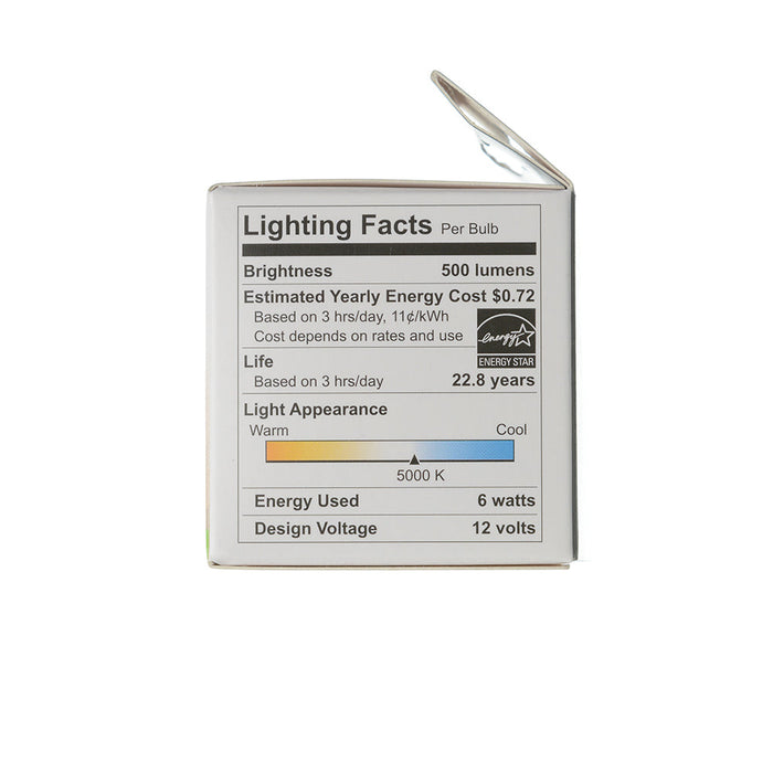 Sunlite MR16/LED/7W/12V/FL35/D/E/50K/CRI90 LED 7W 500Lm 5000K 90 CRI Series Bulb (81121-SU)