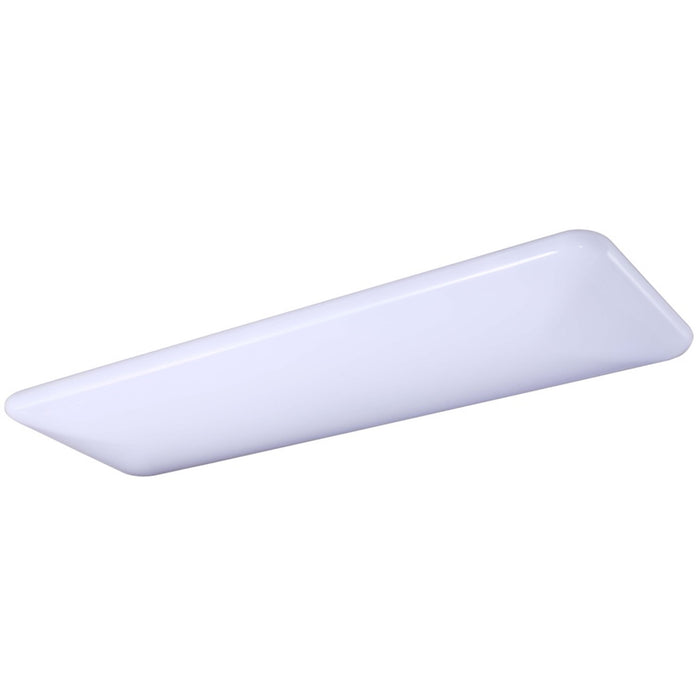 Sunlite LFX/PUFF/35W/30K/WH LED 51 Inch Puff Ceiling Fixture 35W 3000K 120-277V 80 CRI Non-Dimmable White (81213-SU)