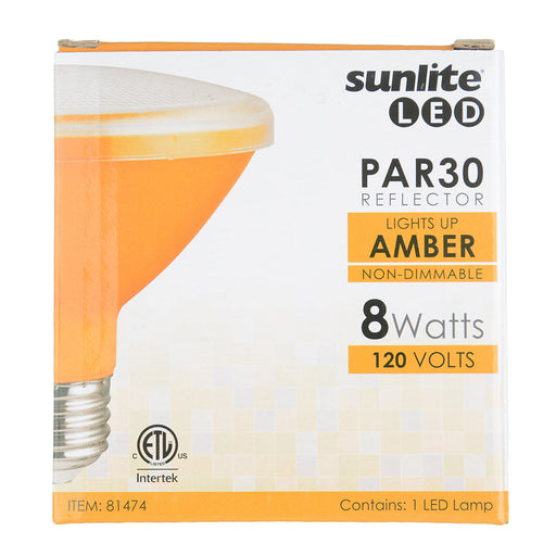 Sunlite LED PAR30 Bulb 8W 1800K 120V E26 Base (81474-SU)