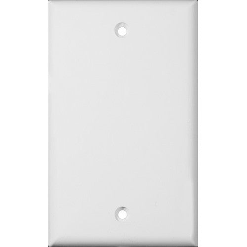 MORRIS White 1-Gang Blank Wall Plate (81511)