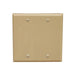 MORRIS Ivory 2-Gang Blank Wall Plate (81520)