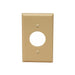 MORRIS Ivory 1-Gang Single Receptacle Wall Plate (81610)