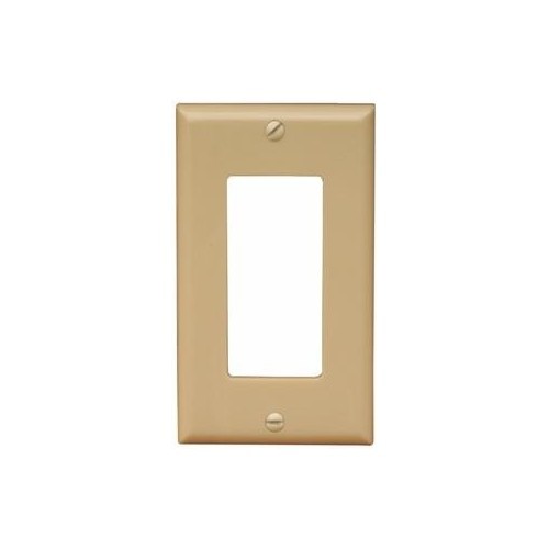 MORRIS Ivory Mid-Size 1-Gang GFCI Wall Plate (81720)