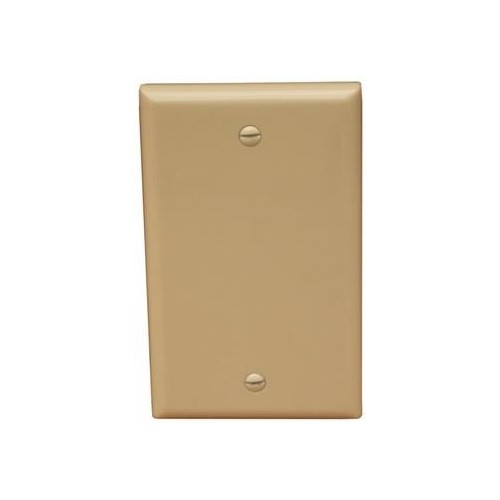 MORRIS Ivory Mid-Size 1-Gang Blank Wall Plate (81740)
