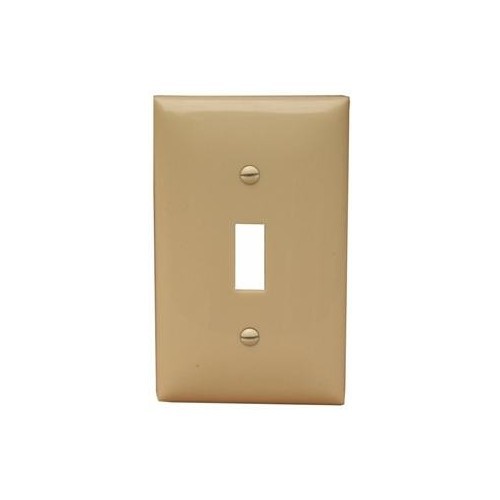 MORRIS Ivory Over-Size 1-Gang Toggle Switch Wall Plate (81810)