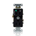 Leviton 15A 125V Duplex Receptacle/Outlet Hospital Grade Single Marked Controlled NEMA 5-15R 2-Pole 3-Wire Self-Grounding Black (8200-H1E)