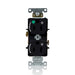 Leviton 15A 125V Duplex Receptacle/Outlet Hospital Grade Dual Marked Controlled NEMA 5-15R 2-Pole 3-Wire Self-Grounding Black (8200-H2E)