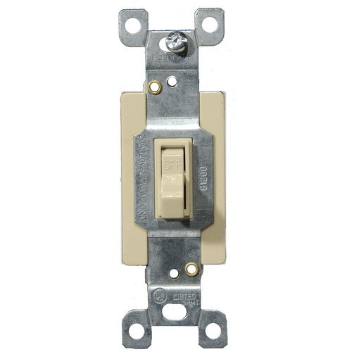 MORRIS White Toggle Switch 20A 120-277V 3-Way (82026)