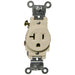 MORRIS Ivory 20A-125V Industrial Grade Single Receptacle (82155)