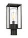 Generation Lighting Vado One Light Outdoor Post Lantern Antique Bronze Black/White Cord (8231101-71)