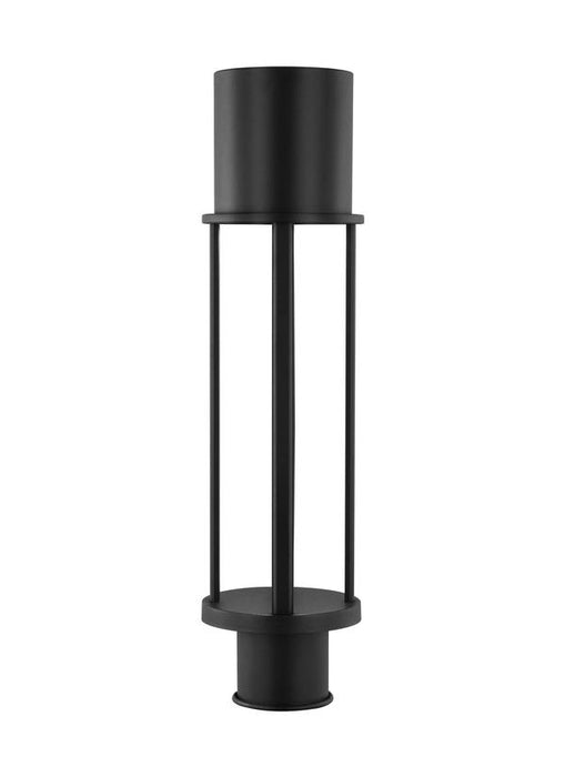 Generation Lighting Union LED Outdoor Post Black Black/White Cord (8245893S-12)