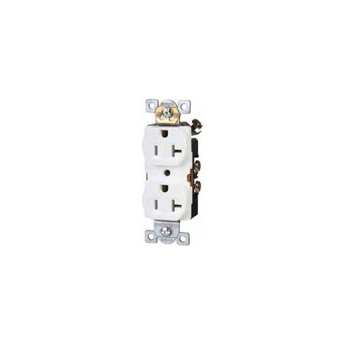 MORRIS White 20A Tamper/Weather Resistant Receptacle (82506)