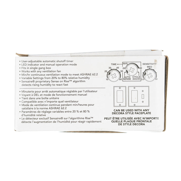 Broan-NuTone Premium Humidity Sensing Wall Control (82W)