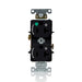 Leviton 20A 125V Duplex Receptacle/Outlet Hospital Grade Dual Marked Controlled NEMA 5-20R 2-Pole 3-Wire Self-Grounding Black (8300-H2E)