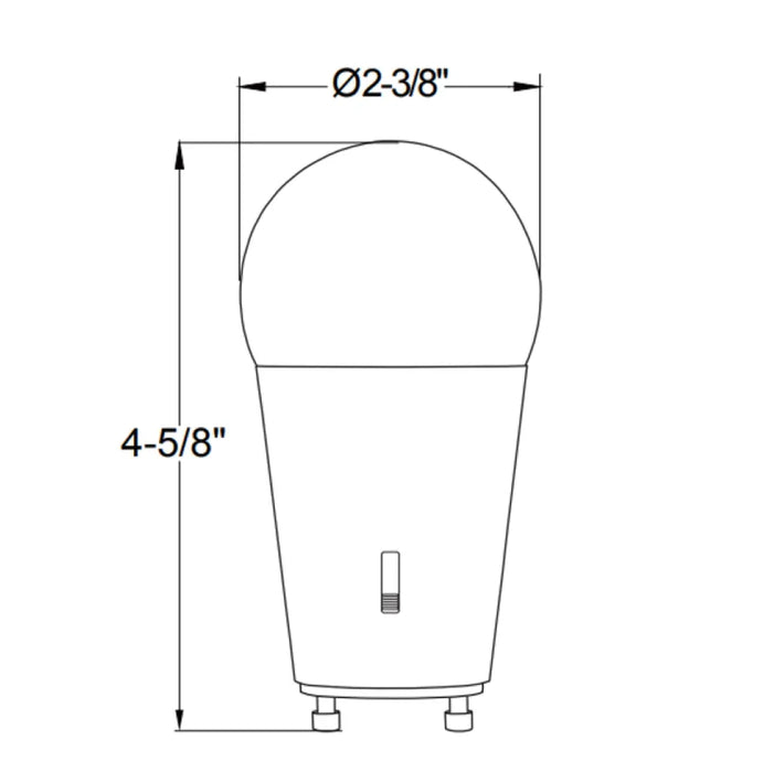 Halco 15A19-LED-9CS-GU24-D-T20 LED A19 Lamp GU24 Base 15W CCT Selectable 2700K/3000K/3500K/4000K/5000K 120V Dimmable (83216)