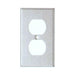 MORRIS Stainless Steel Mid-Size 1-Gang Duplex Receptacle Wall Plate (83682)